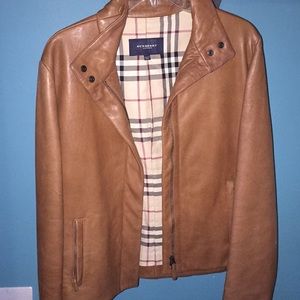VINTAGE BURBERRY LEATHER JACKET